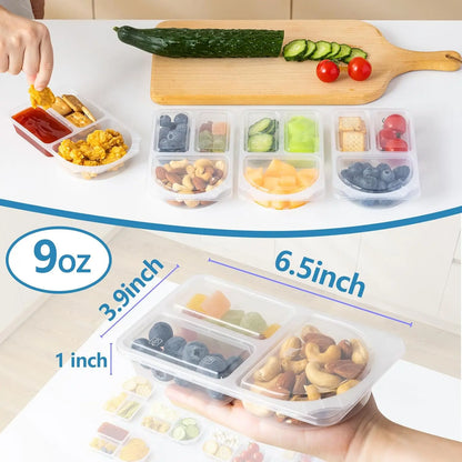 📢LAST DAY 49% OFF🔥🍱 Reusable Divided Snack Storage Container