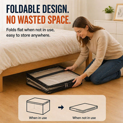 🎉250th Anniversary Special Day Sale 70% OFF📦Large Heavy-Duty Thick Plastic Clear Storage