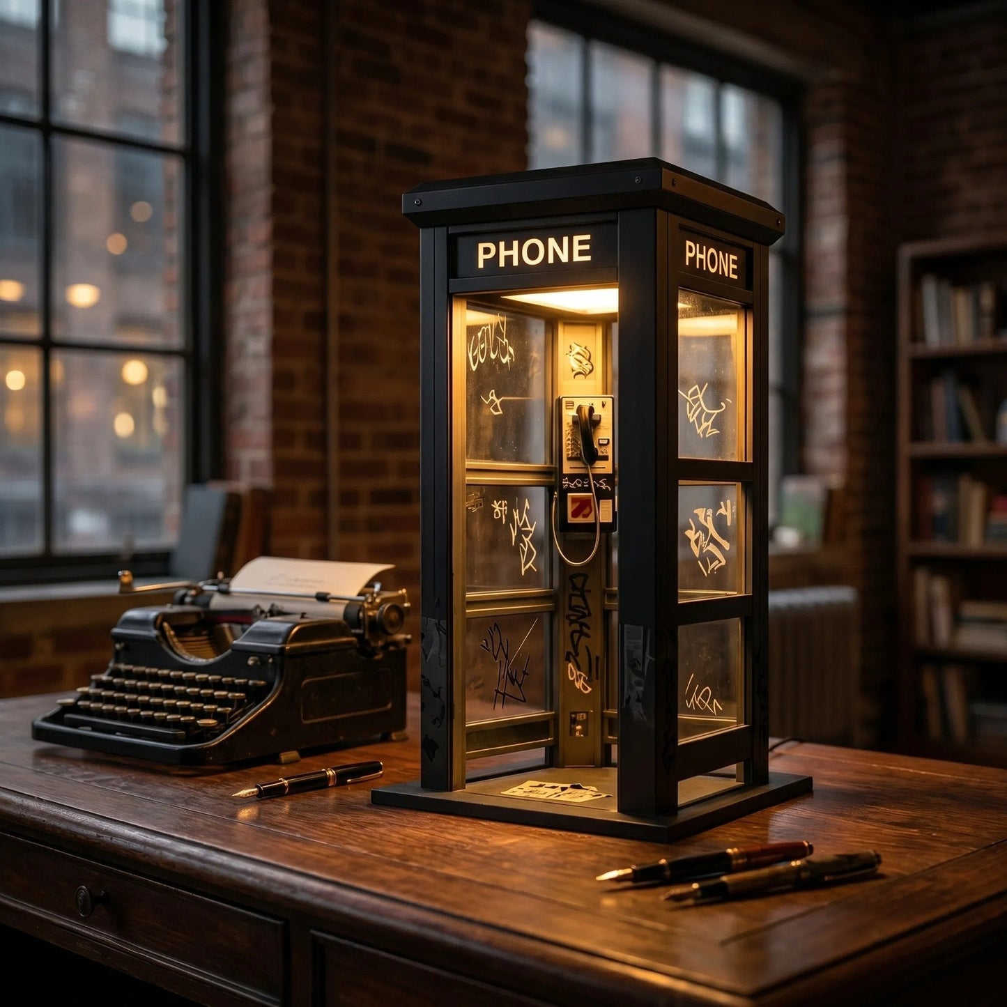 ✨Vintage Phone Booth Ambient Lamp