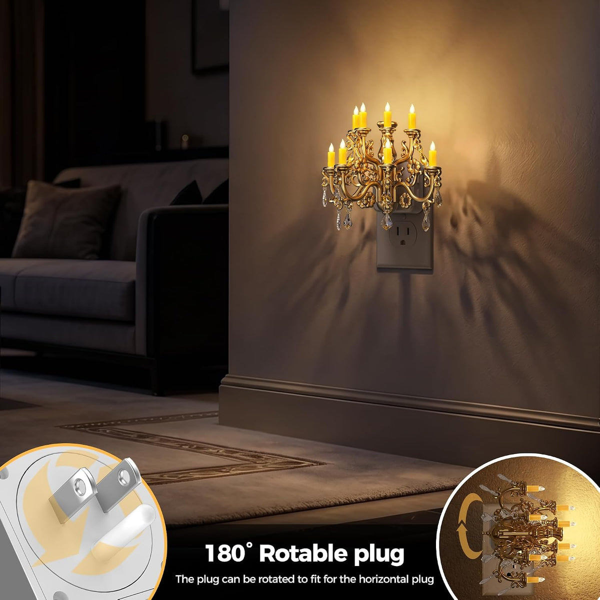Briignite chandelier night light original product details