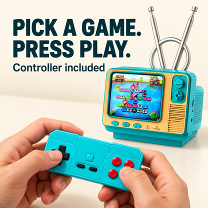 GV300S retro console included controller in use