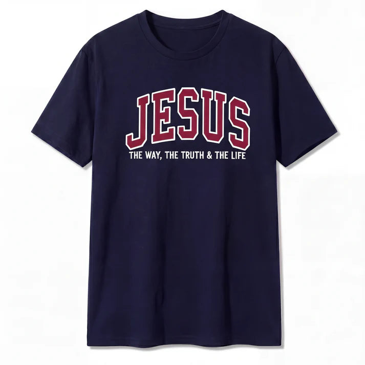 Jesus The Way The Truth and The Life Varsity Sweatshirt