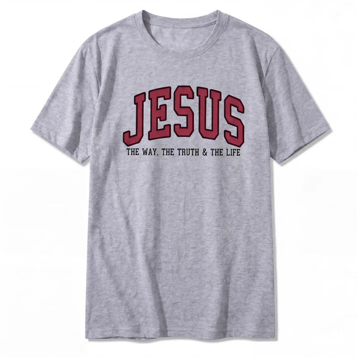 Jesus The Way The Truth and The Life Varsity Sweatshirt