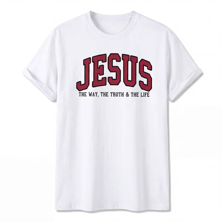Jesus The Way The Truth and The Life Varsity Sweatshirt