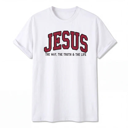 Jesus The Way The Truth and The Life Varsity Sweatshirt