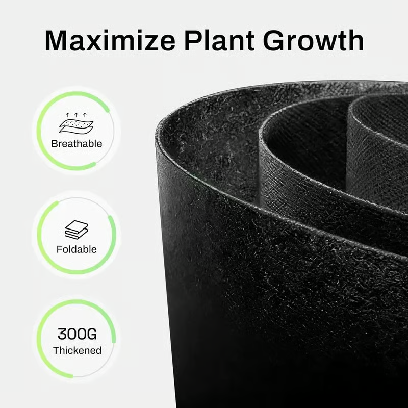 🌱 5 Gallon Grow Bags – Heavy Duty Aeration Fabric Pots with Handles for Vegetables, Flowers & Fruits 🪴