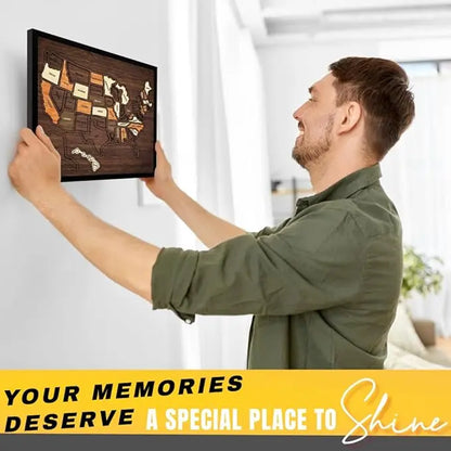 Camdoor wooden USA travel map puzzle – product image 8