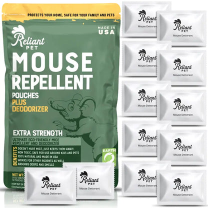 Reliant Pet Mouse Repellent Pouches – 12 Pack