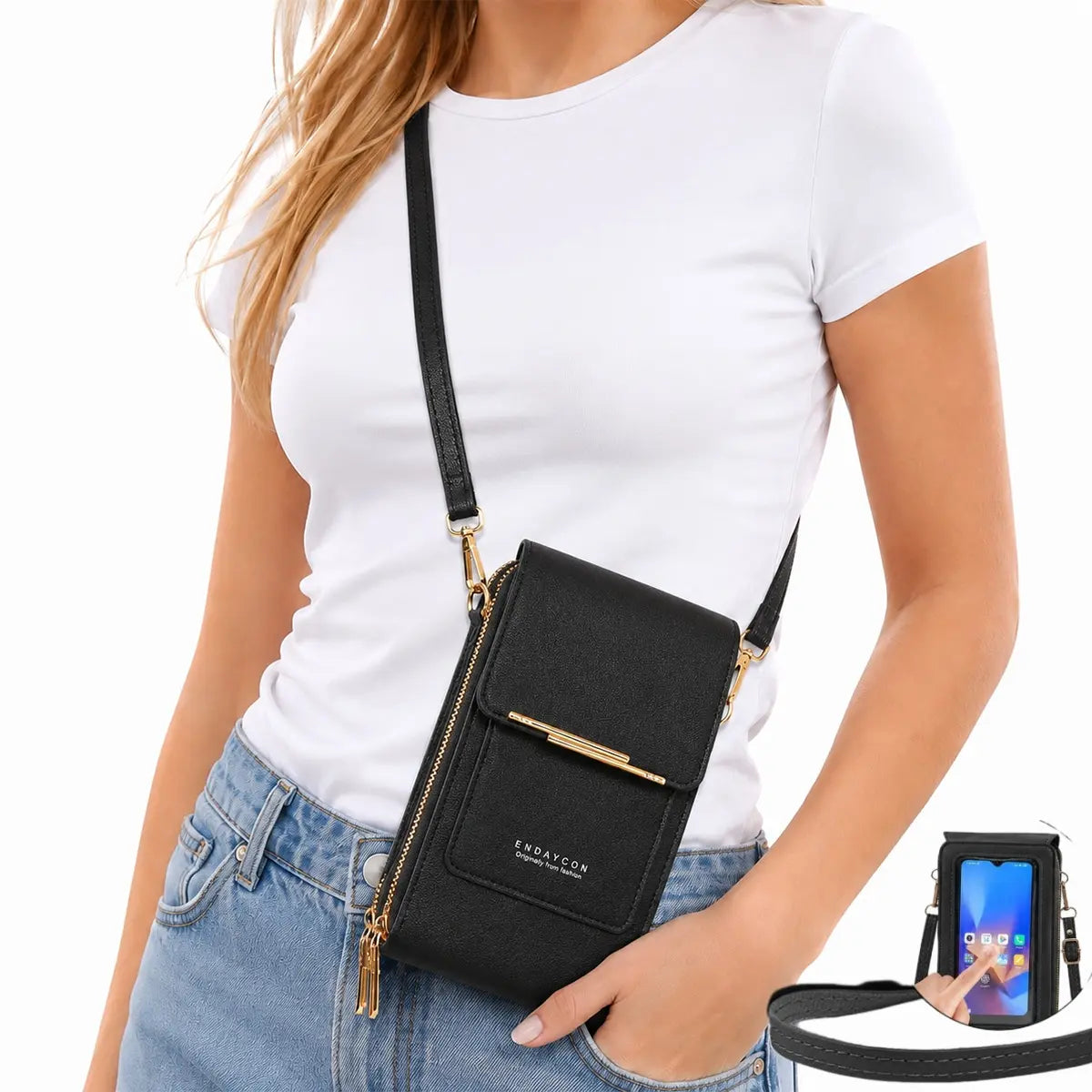 Touchscreen phone crossbody bag product image 1