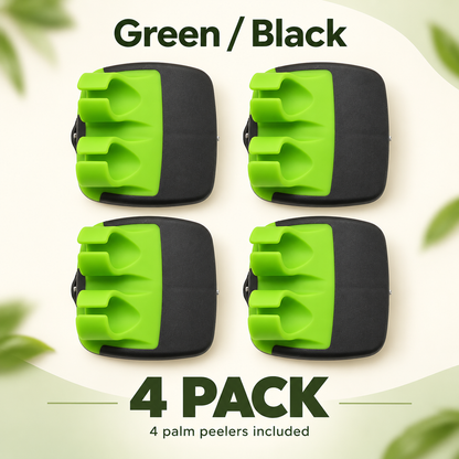 Green / Black, 4 palm peelers