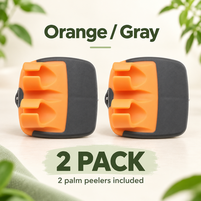 Orange / Gray, 2 palm peelers