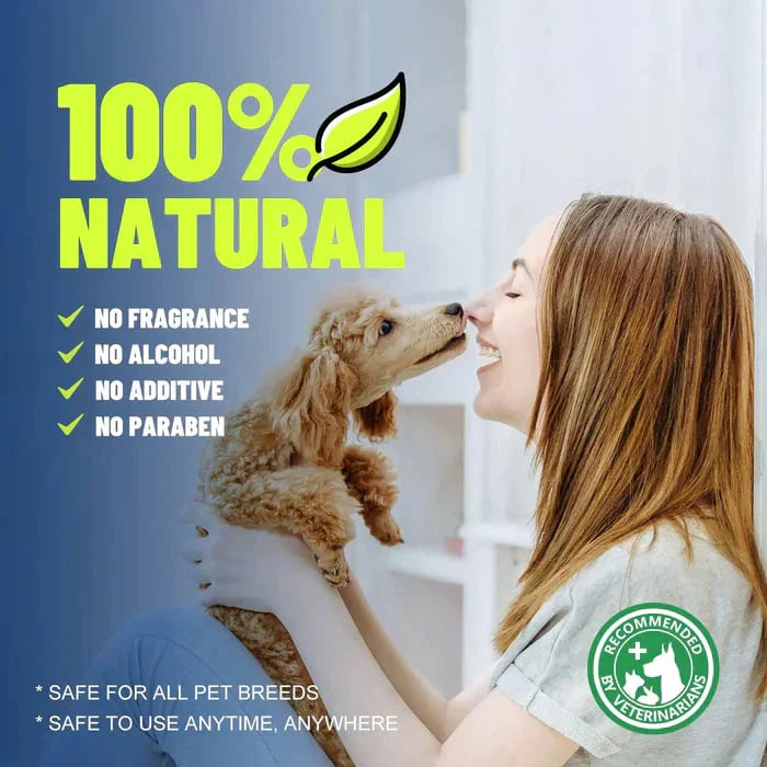 Gentle Pet Ear Wash for Dogs & Cats | Wax, Dirt & Odor Care