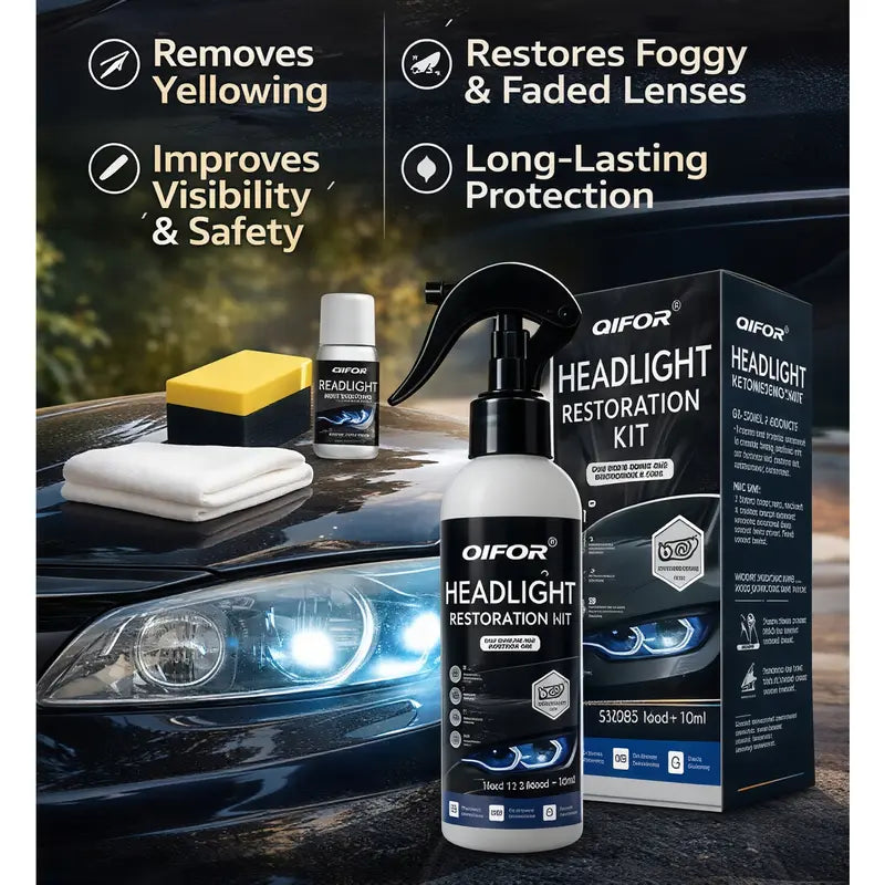 QIFOR headlamp restoration fluid product image 3