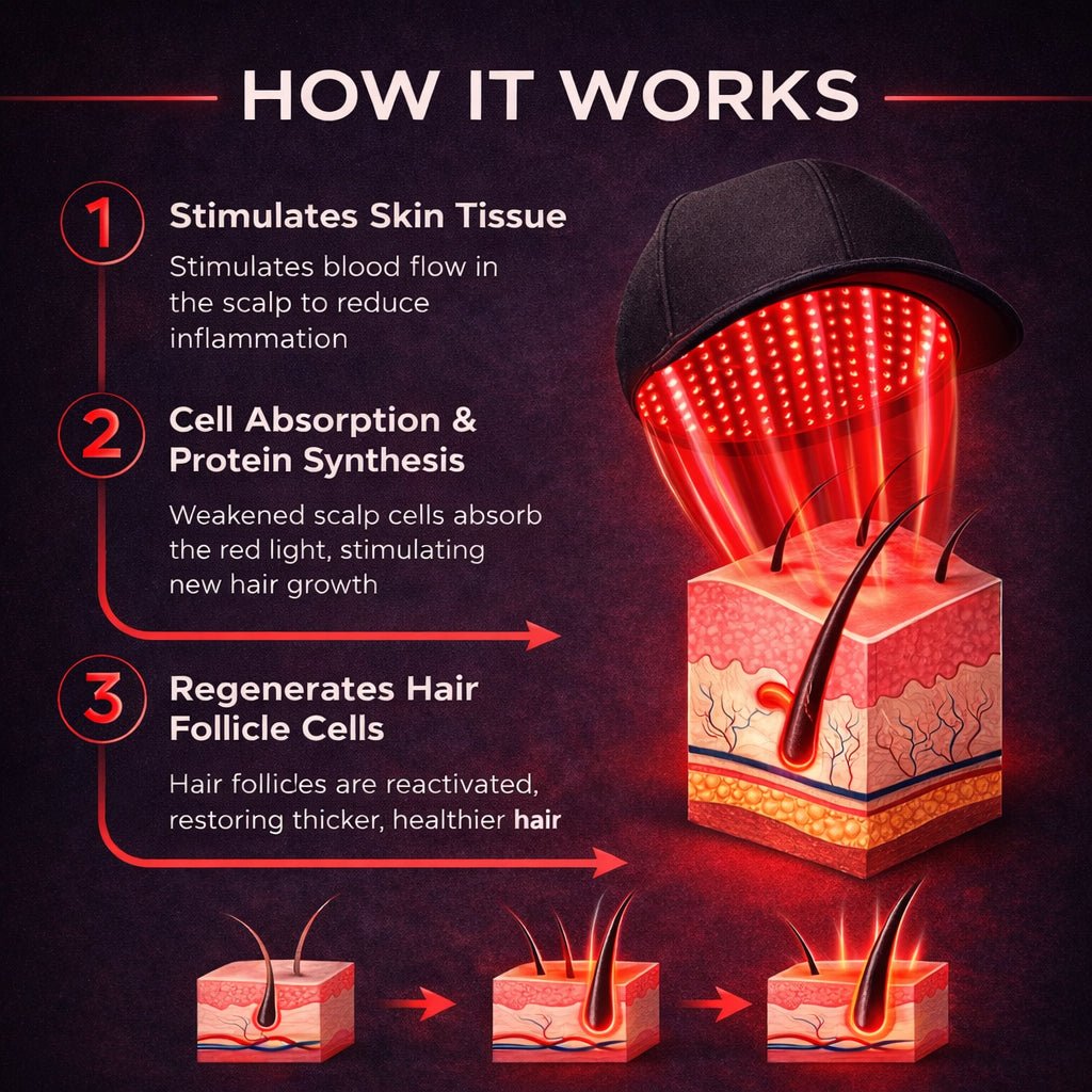Revive Light Therapy™ Hat Clinically Tested Red Light for Hair Regrowth - stavogue