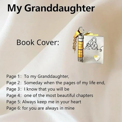 ✨ LIMITED-TIME 50% OFF! 📖 Openable Daughter Book Necklace Stainless Steel 🌟