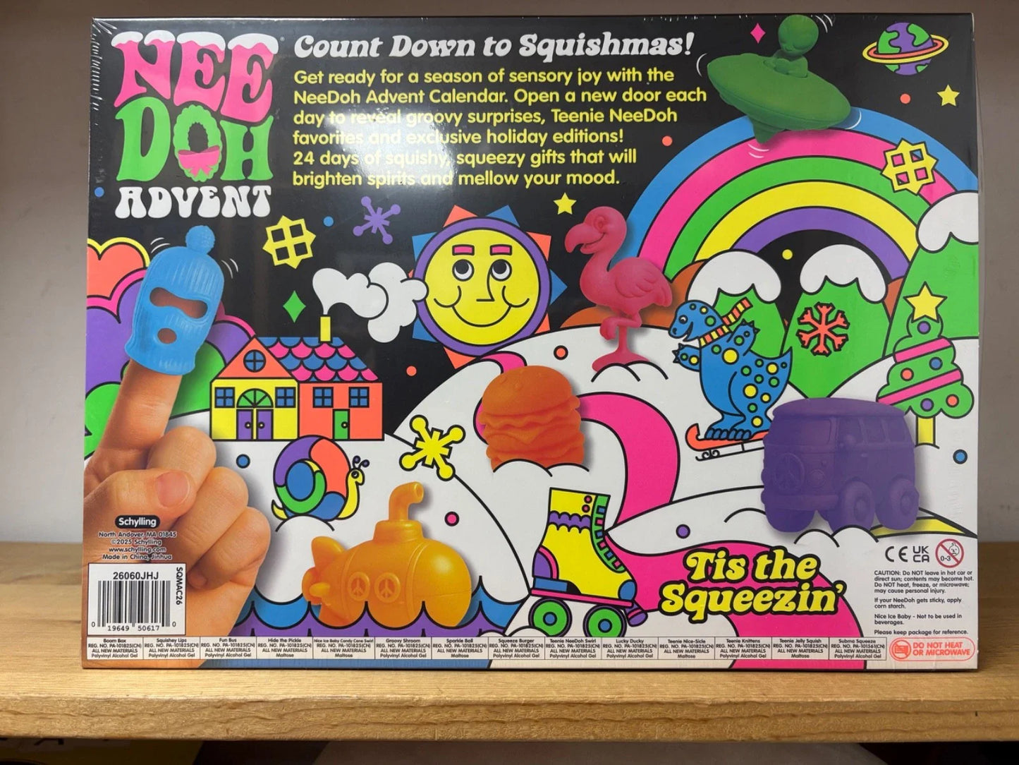2026 NeeDoh Advent Calendar – 24 Squishy Surprises