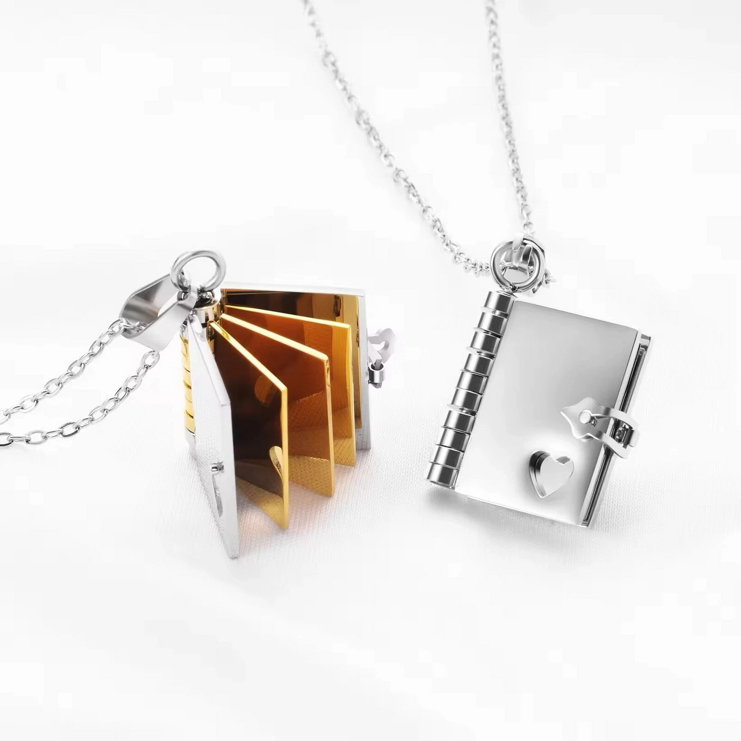 ✨ LIMITED-TIME 50% OFF! 📖 Openable Daughter Book Necklace Stainless Steel 🌟