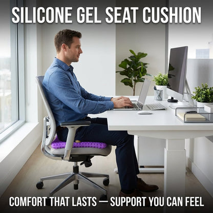 🔥Limited Time-50% OFF✨ Ergonomic Silicone Seat Cushion – Relief You Can Feel