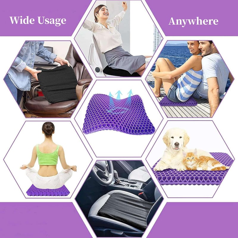 🔥Limited Time-50% OFF✨ Ergonomic Silicone Seat Cushion – Relief You Can Feel