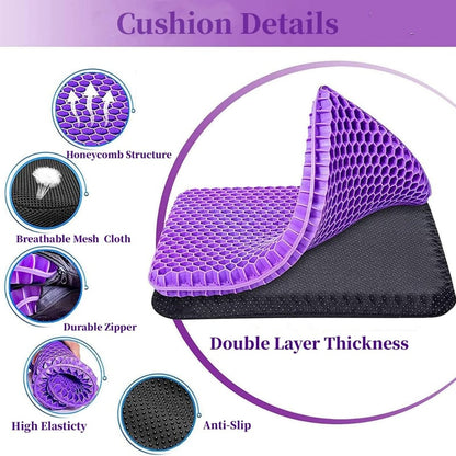 🔥Limited Time-50% OFF✨ Ergonomic Silicone Seat Cushion – Relief You Can Feel