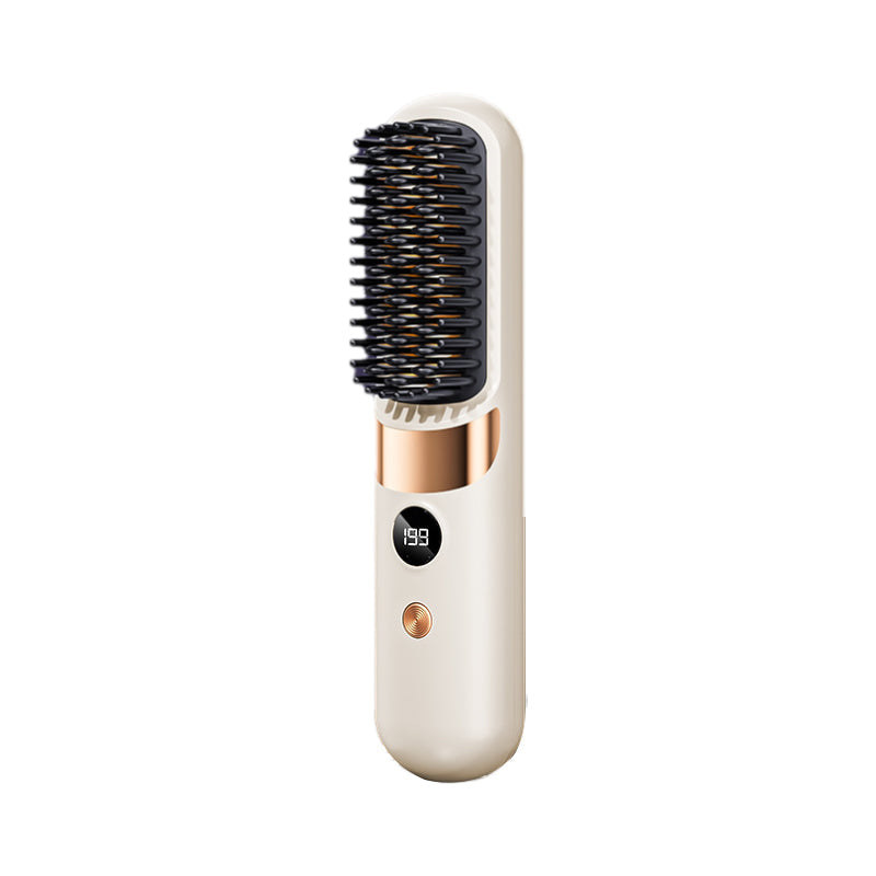 🔥HOT SALE 49% OFF💇‍♀️🔥 3-in-1 Cordless Hair Straightening Brush – Straighten, Curl & Detangle – USB-C Rechargeable with 4 Heat Settings – Perfect Hair Anywhere! ✨