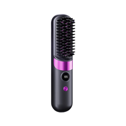 🔥HOT SALE 49% OFF💇‍♀️🔥 3-in-1 Cordless Hair Straightening Brush – Straighten, Curl & Detangle – USB-C Rechargeable with 4 Heat Settings – Perfect Hair Anywhere! ✨