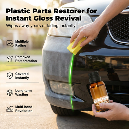🔥LAST DAY 55% OFF - Car Plastic Parts Crystal Coating Restorer