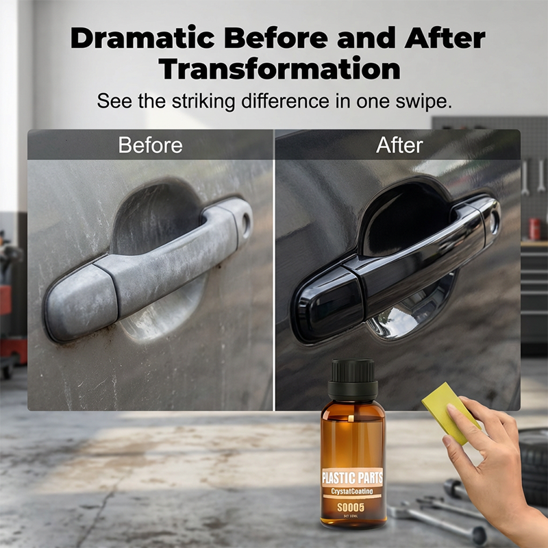 🔥LAST DAY 55% OFF - Car Plastic Parts Crystal Coating Restorer