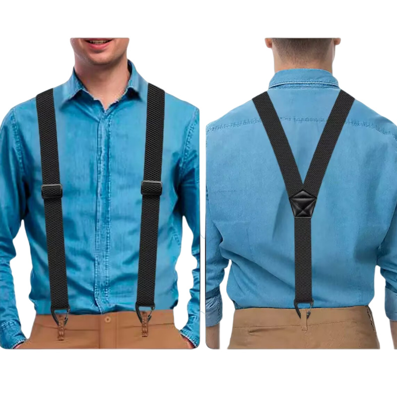 🔥Limited Time 50% OFF🔥Men's X-Back Suspenders with Hook Clips