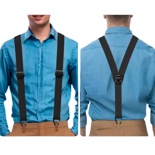 🔥Limited Time 50% OFF🔥Men's X-Back Suspenders with Hook Clips