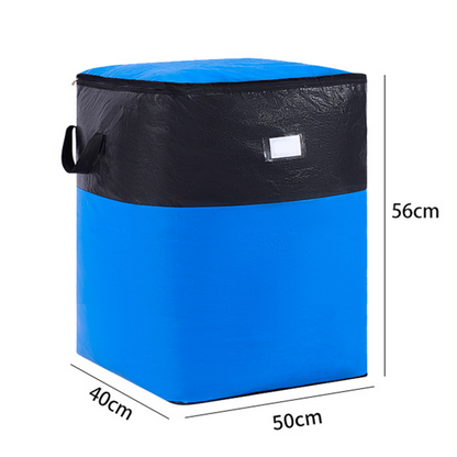 🧳 Collapsible Storage and Moving Bag – Heavy-duty handles & zippered closure – Folds flat, perfect for moving, travel or closet organization – reusable & easy to clean 🏠