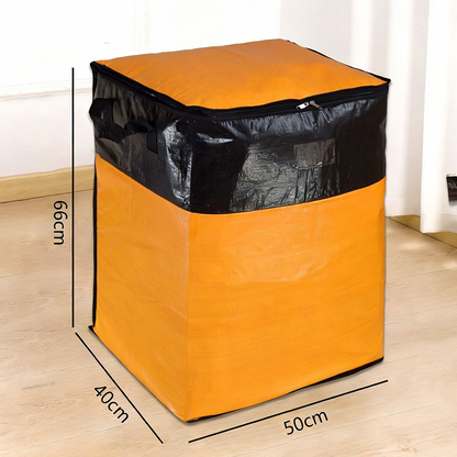 🧳 Collapsible Storage and Moving Bag – Heavy-duty handles & zippered closure – Folds flat, perfect for moving, travel or closet organization – reusable & easy to clean 🏠