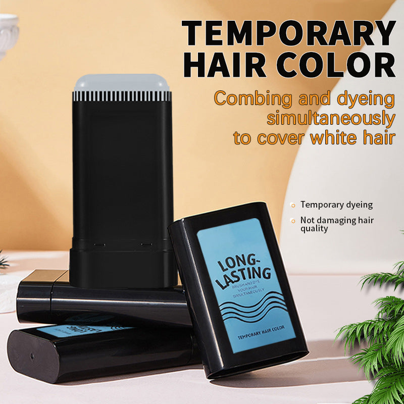 🥳2026 HOT SALE🥳💞50K+ SOLD!🎨🪥 50% OFF! Disposable Hair Color Refill with Comb – No mix, just comb. Gentle formula, travel‑friendly. 3 shades: Black, Brown, Granny Gray. 🌟✨