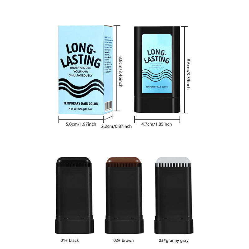 🥳2026 HOT SALE🥳💞50K+ SOLD!🎨🪥 50% OFF! Disposable Hair Color Refill with Comb – No mix, just comb. Gentle formula, travel‑friendly. 3 shades: Black, Brown, Granny Gray. 🌟✨