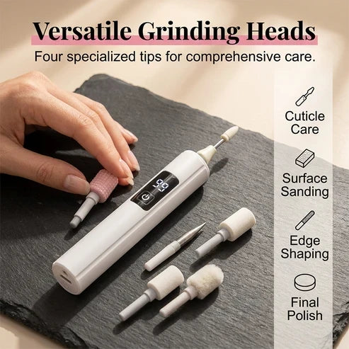 Professional Electric Nail Drill Set – Versatile Nail Care Tool with Smart Digital Speed Display