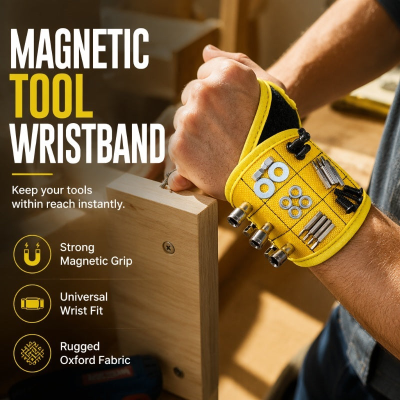 🔥HOT SALE 49% OFF🛠️Magnetic Wristband for Holding Screws