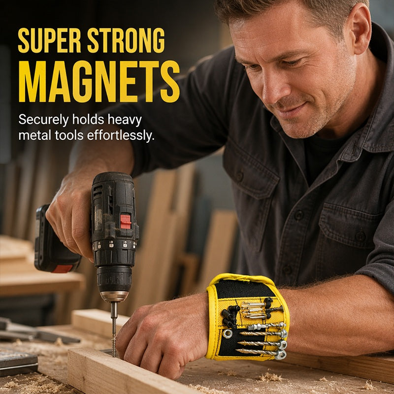 🔥HOT SALE 49% OFF🛠️Magnetic Wristband for Holding Screws
