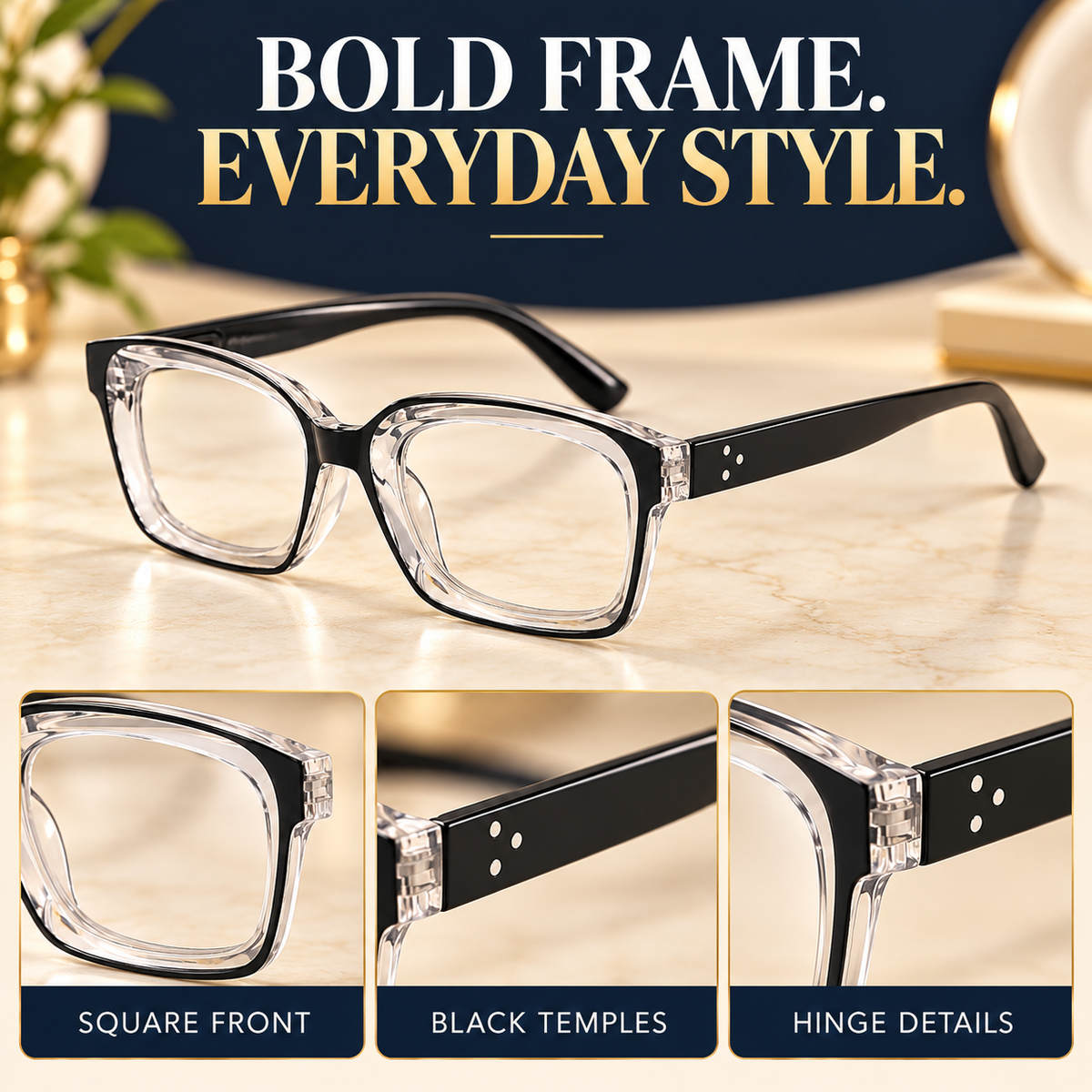 Square progressive readers — details