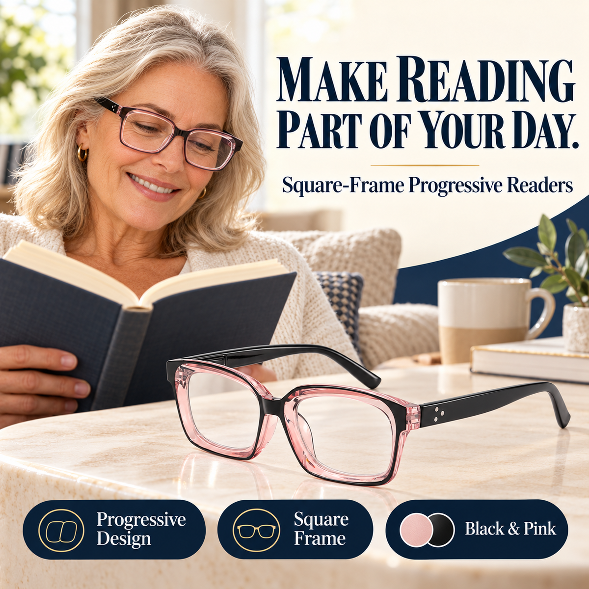 Square progressive readers — reading