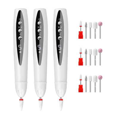 Professional Electric Nail Drill Set – Versatile Nail Care Tool with Smart Digital Speed Display