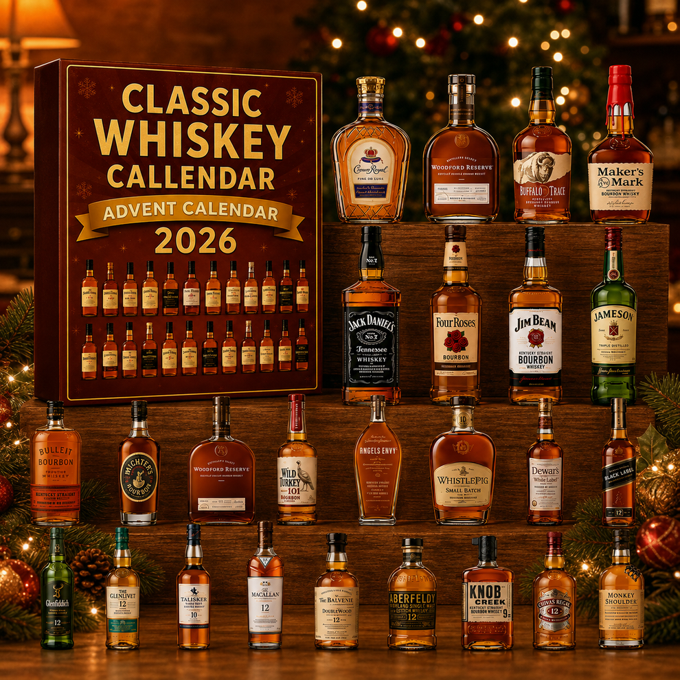 Classic Whiskey advent calendar decorative miniature collection