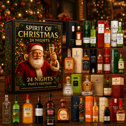 Christmas Spirit advent calendar decorative miniature collection