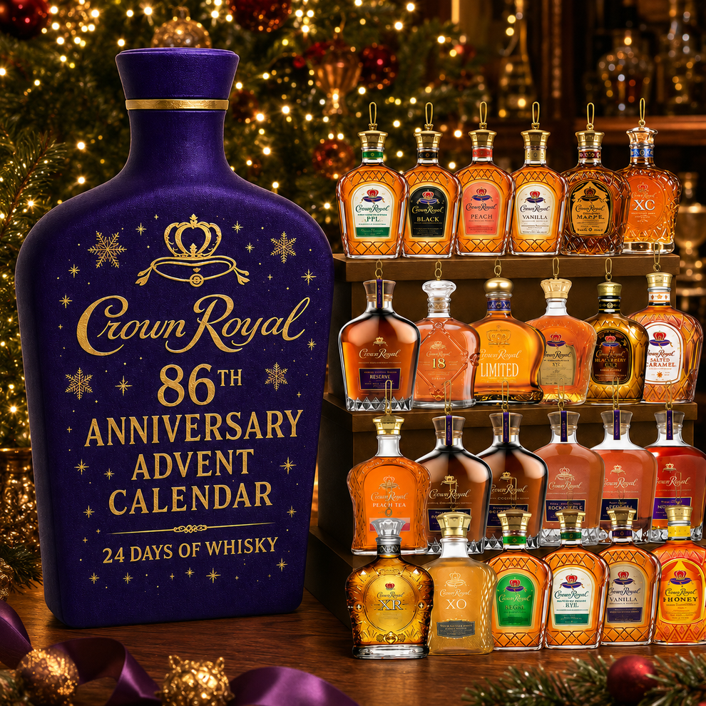 Crown Royal 86th Anniversary advent calendar decorative miniature collection